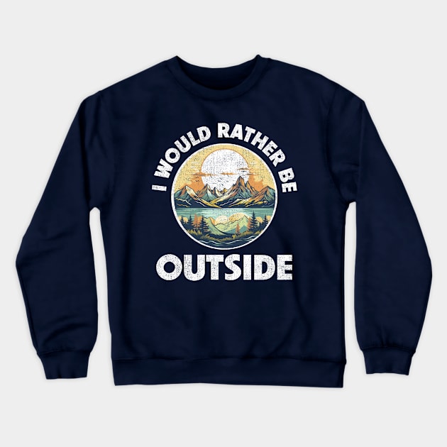 The great outdoors Crewneck Sweatshirt by NineBlack